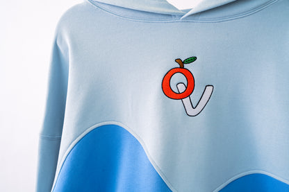 Warped Hoodie - Aqua